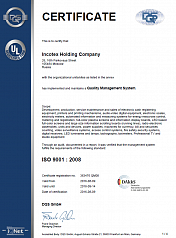 ISO Certificate of 2018-07-27