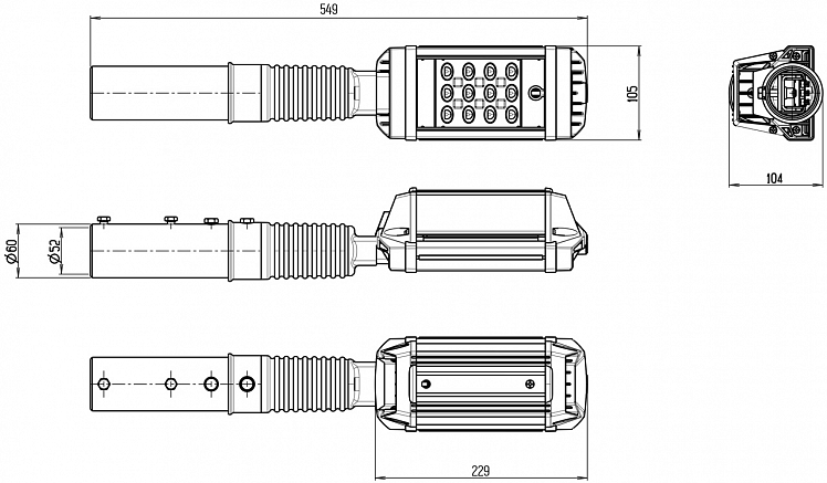 Road LED Luminaire 27W (MAG3)