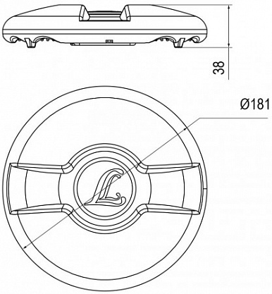 13W LED utility luminaire
