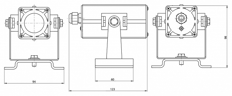 LED floodlights 8W  (DS-LFL-008-1x3)