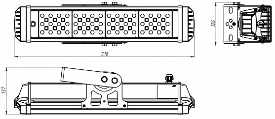 Industrial LED Luminaire 105W (INDUSTRY.3)