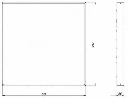 Office LED panel 25W