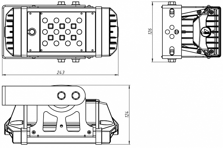 Industrial LED Luminaire 14W (INDUSTRY.3)